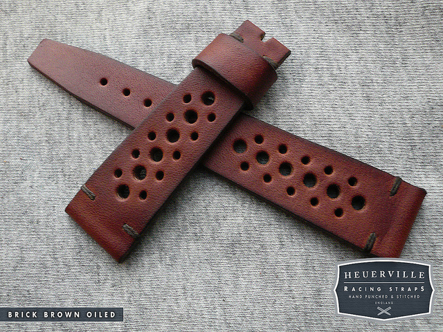 Brick Brown Oiled heuerville strap