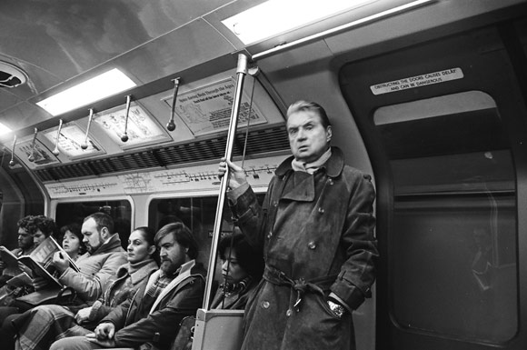 Francis Bacon on the Piccadilly Line Photo: Johnny Stiletto